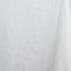 TABLECLOTHSFACTORY Round Corner Polyester Rectangle Tablecloths 90" x 156" - Ivory