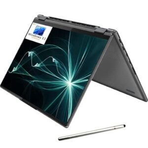 lenovo yoga 7i 2-in-1 premium laptop, 16″ 2.5k touchscreen, 12th intel evo platform 12-core i5-1240p, 8gb lpddr5 ram, 1024gb ssd, intel iris xe graphics, backlit kb, fp, win11 pro
