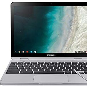 SAMSUNG XE520QAB-K02US Chromebook Plus V2, 2-in-1, Intel Core m3, 4GB RAM, 64GB eMMC, 13MP Camera, Chrome OS, 12.2", 16:10 Aspect Ratio, Light Titan