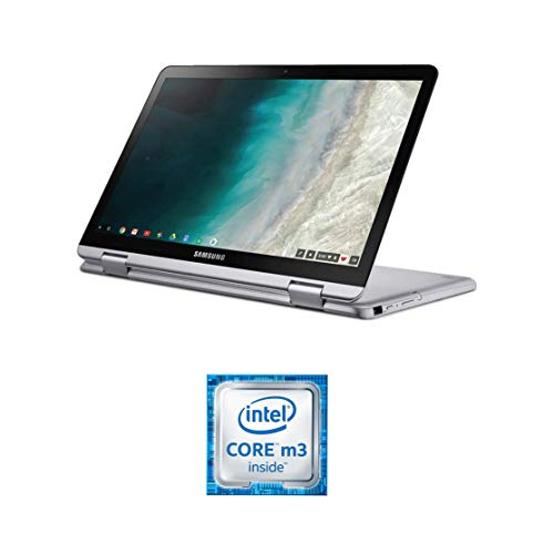 SAMSUNG XE520QAB-K02US Chromebook Plus V2, 2-in-1, Intel Core m3, 4GB RAM, 64GB eMMC, 13MP Camera, Chrome OS, 12.2", 16:10 Aspect Ratio, Light Titan