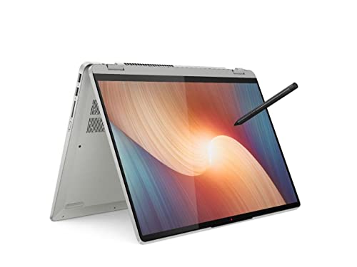 Lenovo IdeaPad Flex 5 2-in-1 Laptop, AMD Ryzen 7 5700U, 16" (1920 x 1200) 16:10 IPS Touchscreen, Digital Pen, Fingerprint, FHD Webcam, Windows 11 Home, w/Mouse Pad (16GB RAM | 512GB PCIe SSD)