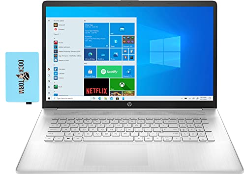 HP 17t-cn000 17.3" Touchscreen HD+ IPS Laptop (Intel i5-1135G7 4-Core, 16GB RAM, 1TB HDD, Intel Iris Xe, WiFi 5, Bluetooth 5.1, HD Webcam, Win 10 Home) with Hub