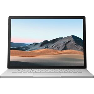 microsoft surface book 3 15″ touch 32gb 512gb ssd core i7-1065g7 1.3ghz win10p, platinum (renewed)