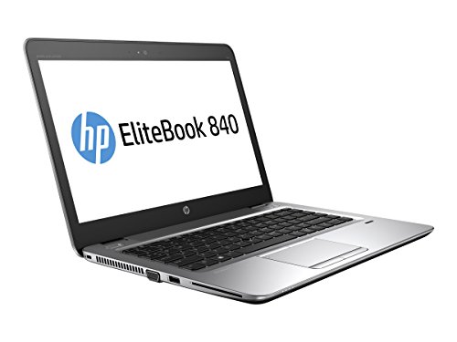 HP Elitebook 840 G4 14in Notebook, Windows, Intel Core i5 2.5 GHz, 8 GB RAM, 256 GB SSD, Silver (1GE41UT#ABA) (Renewed)