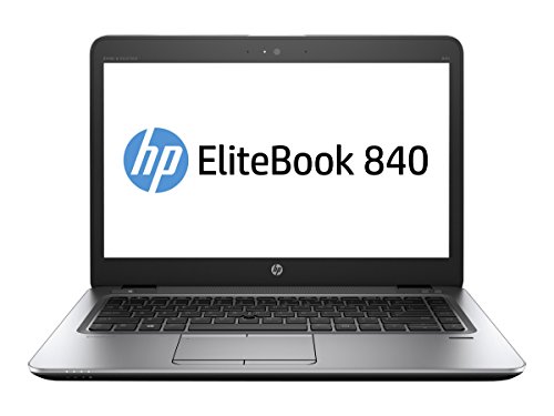 HP Elitebook 840 G4 14in Notebook, Windows, Intel Core i5 2.5 GHz, 8 GB RAM, 256 GB SSD, Silver (1GE41UT#ABA) (Renewed)