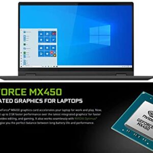 Lenovo Flex 5 2-in-1 Laptop, 15.6" 4K UHD (3840x2160) IPS 500nits Touch Display, 16GB RAM, 1TB PCIe SSD, NVIDIA GeForce MX450, Intel i7-1165G7, Fingerprint, Type-C, Win 11 Pro, w/Tikbot HDMI Cable