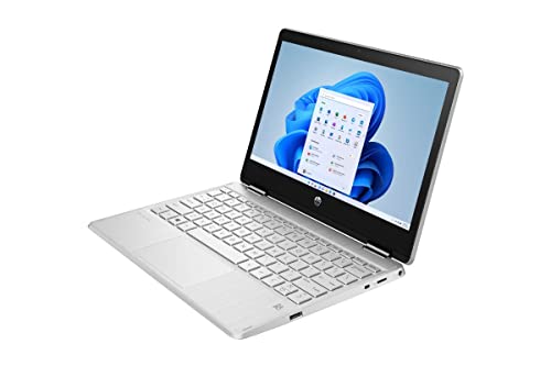 HP - Pavilion x360 2-in-1 11.6inch Touch-Screen Laptop - Intel Pentium Silver - 4GB Memory - 128GB SSD - Natural Silver 11-11.99 inches
