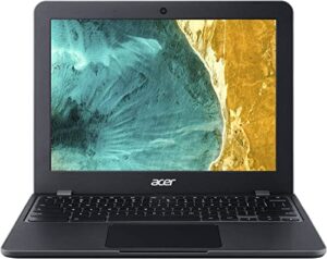 acer chromebook 512 12″ hd laptop computer, intel celeron n4020 up to 2.6ghz, 4gb lpddr4 ram, 32gb emmc, 802.11ac wifi, bluetooth 5.0, type-c, black, chrome os, broag 3feet usb extension cable