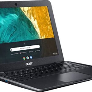 Acer Chromebook 512 12" HD Laptop Computer, Intel Celeron N4020 up to 2.6GHz, 4GB LPDDR4 RAM, 32GB eMMC, 802.11AC WiFi, Bluetooth 5.0, Type-C, Black, Chrome OS, BROAG 3Feet USB Extension Cable