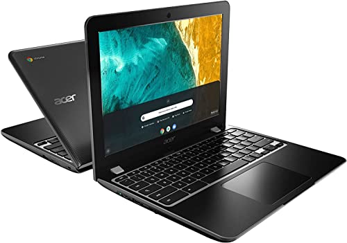 Acer Chromebook 512 12" HD Laptop Computer, Intel Celeron N4020 up to 2.6GHz, 4GB LPDDR4 RAM, 32GB eMMC, 802.11AC WiFi, Bluetooth 5.0, Type-C, Black, Chrome OS, BROAG 3Feet USB Extension Cable