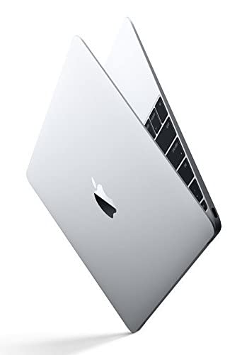 2017 Apple MacBook Laptop with Intel Core m3, 1.2GHz (MNYH2LL/A, 12in, Retina Display, Dual Core Processor, 8GB RAM, 256GB, Intel HD Graphics, Mac OS) - Silver (Renewed)