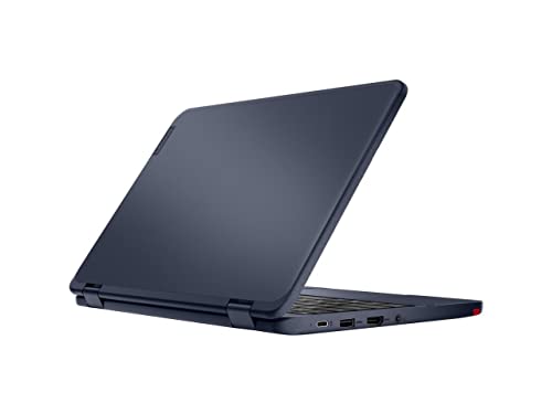 Lenovo 500w Gen 3 11.6" Touchscreen Convertible 2 in 1 Notebook, Intel Celeron N5100 Quad-core, 4GB RAM 64GB Flash Memory, Windows 10 Pro, 82J30001US, microSD Reader, Abyss Blue + ZipnologyCloth- New