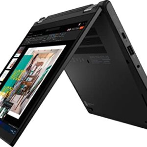 Lenovo Latest ThinkPad X13 Yoga Gen 3, i7-1255U, 13.3" 2K (2560x1600) IPS, Touchscreen, 16GB DDR4, 1TB SSD, Intel Iris Xe Graphics, Integrated Pen, Weigh 2.65 lbs, 1080p Camera, Win 11 Pro - Black