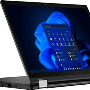 Lenovo Latest ThinkPad X13 Yoga Gen 3, i7-1255U, 13.3" 2K (2560x1600) IPS, Touchscreen, 16GB DDR4, 1TB SSD, Intel Iris Xe Graphics, Integrated Pen, Weigh 2.65 lbs, 1080p Camera, Win 11 Pro - Black