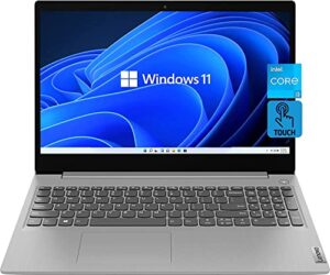 lenovo 2022 newest ideapad 3 laptop, 15.6 inch touch screen, intel core i3-1115g4 processor, 20gb ram, 1tb ssd, wifi 6, webcam, card reader, windows 11 home, bundle with jawfoal