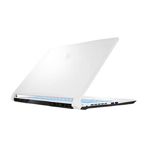 2022 MSI Sword Gaming 15.6" FHD 144Hz Laptop Computer, 11th Gen Intel Core i7-11800H, 32GB RAM, 1TB HDD+ 1TB PCIe SSD, Backlit Keyboard, GeForce RTX 3050 Ti, Windows 10, White, 32GB SnowBell USB Card…