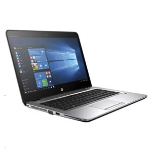 HP Elitebook 745 G4 14" Notebook, Windows, AMD A8 1.6 GHz, 4 GB RAM, 500 GB HDD, AMD Radeon R5 , Silver (1FX54UT#ABA) (Renewed)