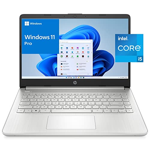 HP Premium 14" Business Laptop Computer, Intel Quad-Core i5-1135G7 up to 4.2GHz (Beat i7-1065G7), 64GB DDR4 RAM, 1TB PCIe SSD, 802.11AC WiFi, Bluetooth, Silver, Windows 11 Pro, BROAG Extension Cable