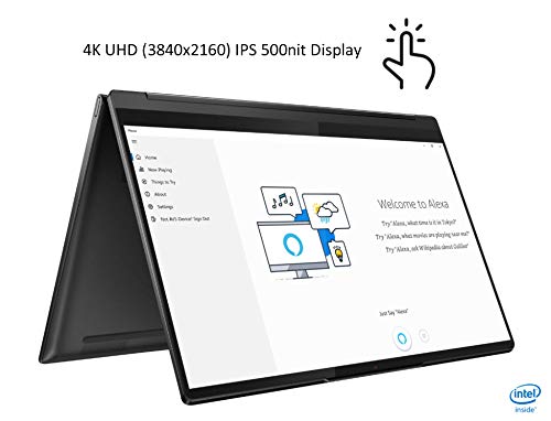 Lenovo Yoga 9i 2-in-1 14.0" Touchscreen Laptop, 4K UHD (3840x2160) 500Nits, Intel Evo Core i7-1185G7, Webcam USB-C Thunderbolt 4, Iris Xe Graphics, 16GB 1024GB PCIe SSD, Lenovo Pen, WOOV Accessories