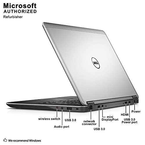 Dell Latitude E7440 14.1 Business Ultrabook PC, Intel Core i5 Processor, 8GB DDR3 RAM, 256GB SSD, Webcam, Windows 10 Professional (Renewed)