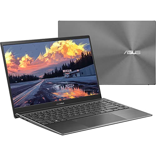 ASUS Zenbook 14" FHD Laptop, AMD Ryzen 5 5500U (Beats i7-1185G7), GeForce MX450 Graphics, Backlit Keyboard, Harman Kardon, 16 Hr Battery Life, Wi-Fi 6, Win 11 (8GB RAM | 1TB PCIe SSD)