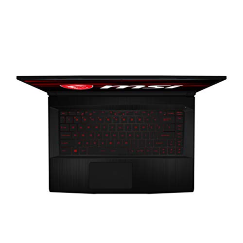 MSI GF65 Gaming Laptop: 15.6" 144Hz FHD 1080p, Intel Core i7-10750H, NVIDIA GeForce RTX 3050, 8GB, 512GB NVMe SSD, Red Keyboard, Win 10, Black (10UC-439)