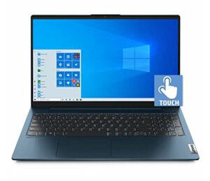 lenovo ideapad 5 laptop, 15″ fhd touch display, 8-core amd ryzen 7 5700u, wi-fi 6, backlit kb, webcam, fingerprint, usb-c, win 10 home, 16gb ram, 1tb pcie ssd, w/mouse pad