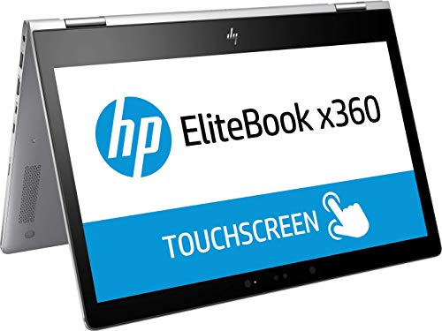 HP Elitebook X360 1030 G2, Windows 10, i7-7600U, 2.8 GHz, Intel HD Graphics 620, 512 GB, Silver (Renewed)