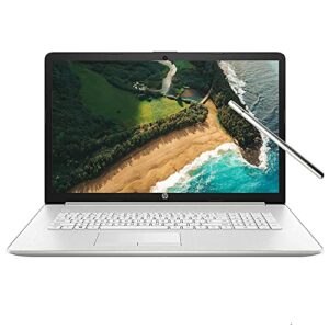 newest hp 17.3″ hd+ touchscreen business office laptop, amd ryzen 5 5500u(beats intel i5-1135g7), 32gb ddr4 ram, 1024gb pcie ssd, bundle with hdmi, windows 10 home, silver