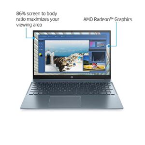 2022 Flagship HP Pavilion 15.6" FHD 1080P IPS Laptop, 8-Core AMD Ryzen 7-5700U (Upto 4.3GHz, Beat i7-1180G7), 64GB RAM, 1TB SSD, Webcam, WiFi 6, Long Hour Battery, Audio B&O, Win11+Accessory