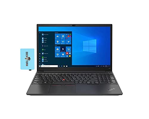 2021 Lenovo ThinkPad E15 Gen 2 15.6" FHD Display Business Laptop (Intel i5-1135G7 4-Core, 8GB RAM, 256GB SSD, Intel Iris Xe, (1920x1080), Backlit KB, FP, WiFi 6, BT 5.2, Webcam, Win10P) w/Hub