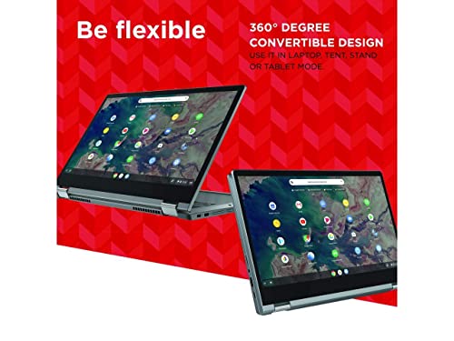 Lenovo Chromebook Flex 5 13" FHD IPS Touchscreen 2-in-1 Laptop, Intel Core i3-10110U, 4GB DDR4, 64GB eMMC, MicroSD Card Reader, Webcam, WiFi,BT, Backlit Keyboard, Chrome OS/ GCube 64GB Micro SD Card
