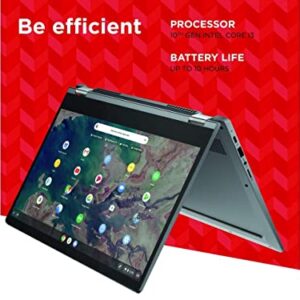 Lenovo Chromebook Flex 5 13" FHD IPS Touchscreen 2-in-1 Laptop, Intel Core i3-10110U, 4GB DDR4, 64GB eMMC, MicroSD Card Reader, Webcam, WiFi,BT, Backlit Keyboard, Chrome OS/ GCube 64GB Micro SD Card