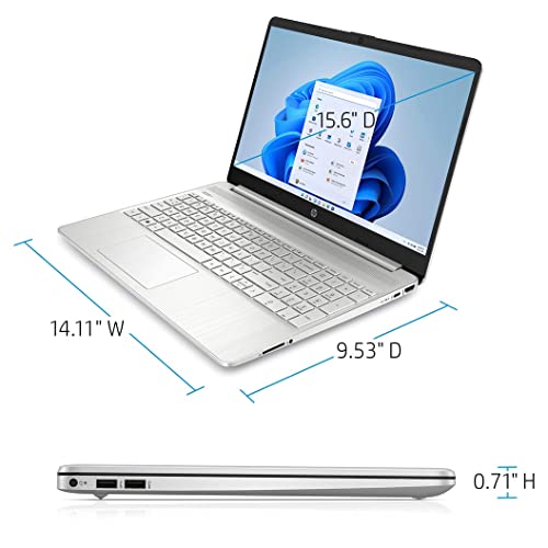 HP 15 Touchscreen Business Laptop, 15.6" HD, 11th Gen Intel 4-Core i5-1155G7, Intel Iris Xe Graphics, 16GB RAM, 512GB PCIe SSD, USB-C, HDMI, SD Card Reader, Webcam, Keypad, SPS HDMI Cable, Win 11