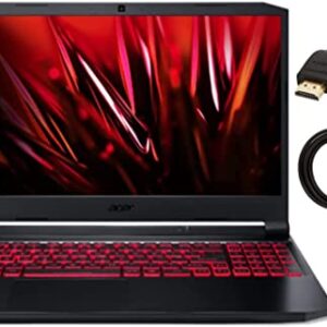 Acer Nitro 5 15.6" FHD 144Hz IPS Display Gaming Laptop | AMD Ryzen 5 5600H | NVIDIA GeForce RTX 3060 | 8GB RAM | 512GB SSD | Backlit Keyboard | Windows 11 | with HDMI Cable Bundle