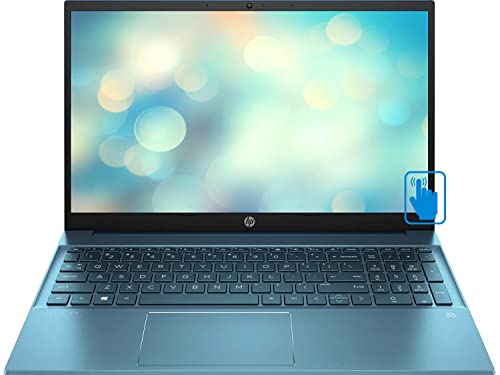 HP Pavilion 15t-eg School & Business Laptop (Intel i7-1165G7 4-Core, 16GB RAM, 512GB SSD, Intel Iris Xe, 15.6" 60Hz Touch Full HD (1920x1080), Fingerprint, WiFi, Bluetooth, Win 11 Home) (Renewed)