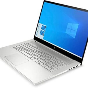 New HP Envy 17 Laptop, 17.3'' FHD Touchscreen Display, Intel Core i7-1165G7, 32GB RAM 1TB PCIe NVMe M.2 SSD+1TB HDD, Wi-Fi, Bluetooth, Webcam, Backlit Keyboard, Fingerprint Reader, Silver