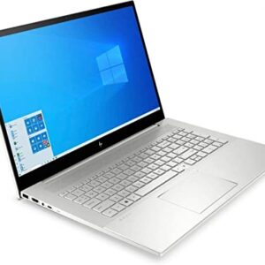 New HP Envy 17 Laptop, 17.3'' FHD Touchscreen Display, Intel Core i7-1165G7, 32GB RAM 1TB PCIe NVMe M.2 SSD+1TB HDD, Wi-Fi, Bluetooth, Webcam, Backlit Keyboard, Fingerprint Reader, Silver
