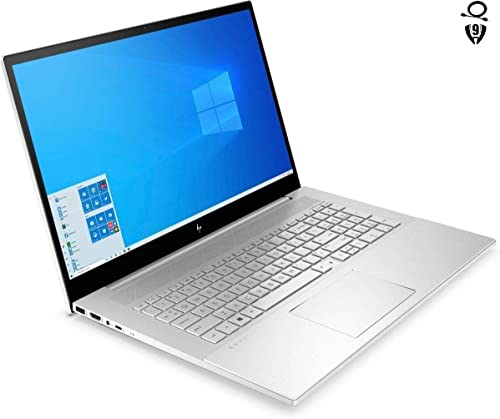 New HP Envy 17 Laptop, 17.3'' FHD Touchscreen Display, Intel Core i7-1165G7, 32GB RAM 1TB PCIe NVMe M.2 SSD+1TB HDD, Wi-Fi, Bluetooth, Webcam, Backlit Keyboard, Fingerprint Reader, Silver