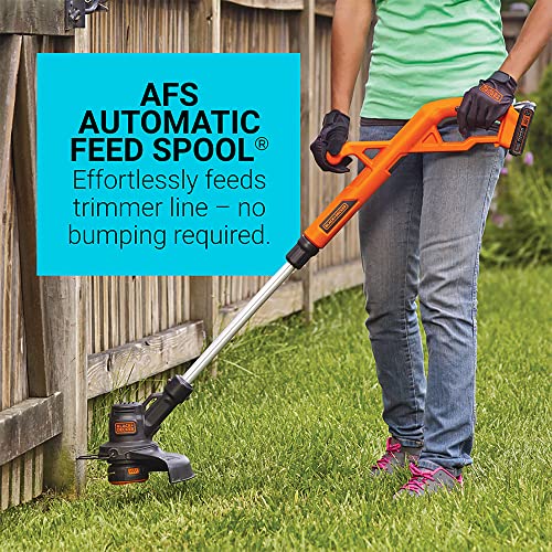 BLACK+DECKER 20V MAX* POWERCONNECT 10 in. 2in1 Cordless String Trimmer/Edger + Sweeper Combo Kit (LCC222)