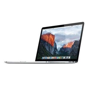 apple macbook pro mjlt2ll/a intel core i7-4870hq x4 2.5ghz 16gb ssd, silver (renewed)