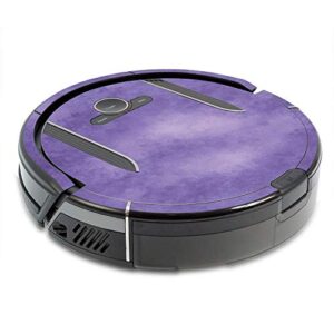 mightyskins skin compatible with shark ion robot r85 vacuum minimal cover – purple airbrush | protective, durable, and unique vinyl wrap cover | easy to apply, remove | made in the usa