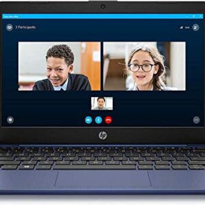 HP Stream 11 Laptop 11.6" Diagonal HD SVA Anti-Glare Display Intel Celeron N4000 Processor 4GB RAM 32GB eMMC USB-C Bluetooth Microsoft 365 for 1 Year Win10 Blue + HDMI Cable