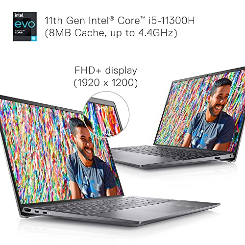 Dell Inspiron 13 5310, 13.3 inch FHD (Full HD) Non-Touch Laptop - Slim and Light - Intel Core i5 Evo, 8GB LPDDR4x RAM, 512GB SSD, Intel Iris Xe Graphics, Windows 10 Home - Silver (Latest Model)