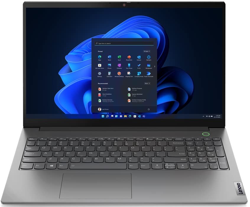 Lenovo Newest Thinkbook 15 Gen 4 15.6" IPS FHD Touchscreen Laptop, Intel 10-Core i7-1255U, 16GB DDR4 512GB SSD, WiFi 6, Thunderbolt 4, HDMI, RJ45, Backlit Keyboard, Fingerprint, Windows 11 Pro