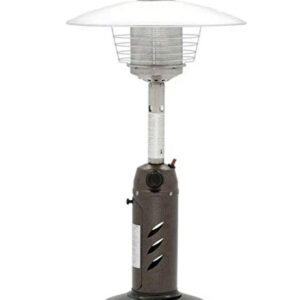 Hampton Bay Tabletop Propane Gas Patio Heater 11,000 BTU Stainless Steel