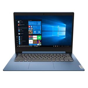 lenovo ideapad 1 14.0″ hd laptop, intel pentium silver n5030, 4gb , 128gb ssd, windows 10 s, ice blue