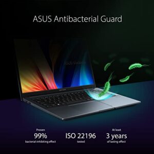 ASUS Vivobook Pro 15 Laptop, 15.6” FHD Display, AMD Ryzen 5 5600H Mobile CPU, NVIDIA® GeForce® GTX 1650 GPU, 8GB RAM, 512GB SSD, Windows 11 Home, Fingerprint Reader, Quiet Blue, M6500QH-DB51