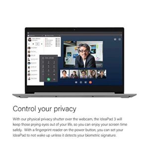Lenovo IdeaPad 3 Laptop, 15.6" FHD Anti-Glare Display, Intel Core i3-1115G4 Processor, Intel UHD Graphics, Fingerprint Reader, Windows 11 Home in S Mode(20GB RAM | 1TB SSD) (Renewed)