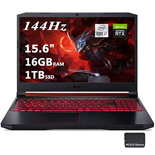 Acer Nitro 5 17.3 Inch Laptop, FHD IPS 144Hz Gaming Display, Intel Core i5-12500H, NVIDIA GeForce RTX 3050, 8GB RAM, 512GB SSD, Wi-FI 6, Win 11, Bundle with JAWFOAL